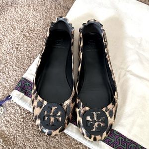 Leopard print Tory Burch ballet flats